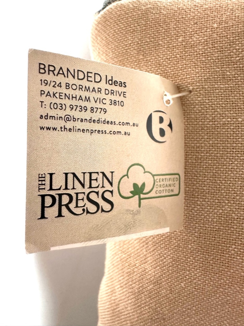 THE LINEN PRESS Kookaburra Makeup Bag Cottagecore Nature | Organic Cotton - Picture 6 of 7